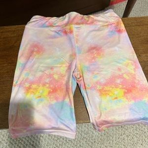 Xersion Tie Die Workout Bra & Shorts